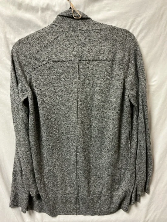 GAP Heather Gray Open Draped-Front Cardigan - Picture 3 of 3